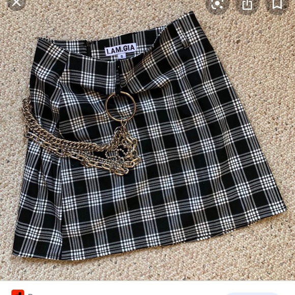 I.AM.GIA Dresses & Skirts - I AM GIA plaid skirt
